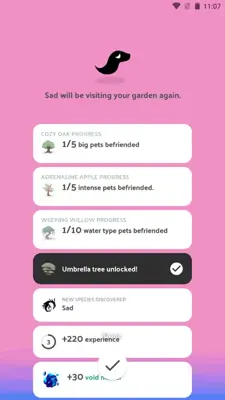 Voidpet Garden Mental Health android App screenshot 8